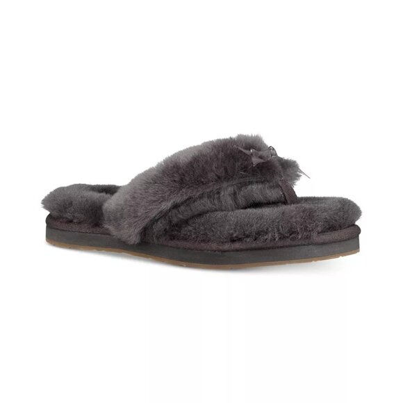 Ugg Grey Thong Slippers - Picture 1 of 4